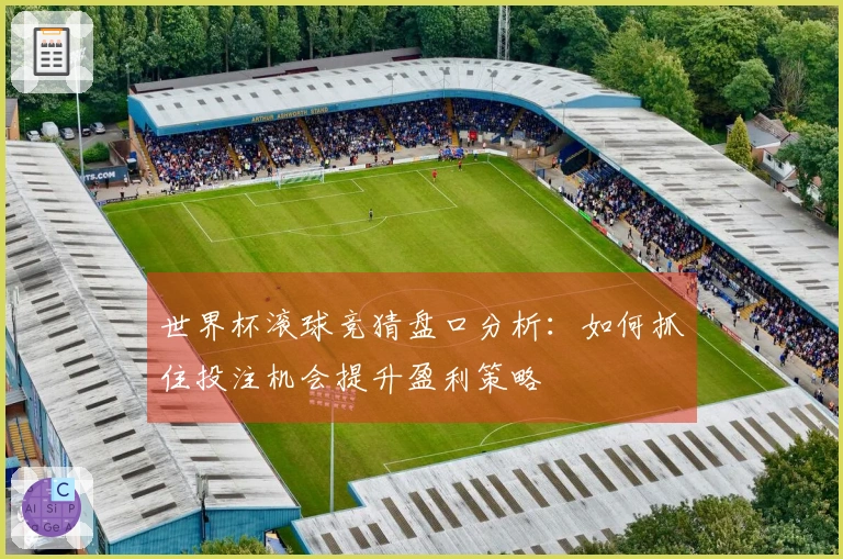 世界杯滚球竞猜盘口分析：如何抓住投注机会提升盈利策略